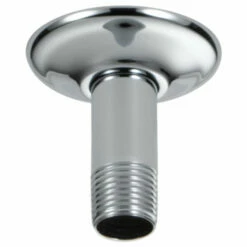 Delta U4996 Universal Showering Components Ceiling Mount Shower Arm & Flange In Chrome Del U4996 Sh-arm(comma)flg Cm 3(comma)pch