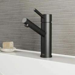 Vigo Industries VG01009MB Noma Single Hole Bathroom Faucet In Matte Black