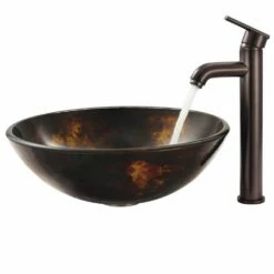 Vigo Industries VG03009RB Oil Rubbed Bronze Finish Bathroom Vessel Faucet Oil Rubbed Bronze
