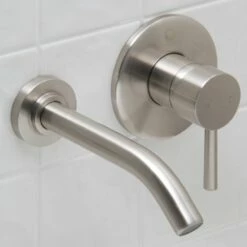 Vigo Industries VG05001BN Olus Brushed Nickel Finish Single Lever Wall Mount Faucet -AF SUPPLY Sales Store VG05001BN 3
