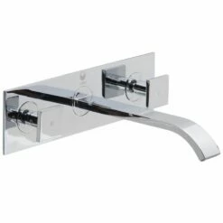 Vigo Industries VG05002CH Titus Chrome Finish Dual Lever Wall Mount Faucet -AF SUPPLY Sales Store VG05002CH 1