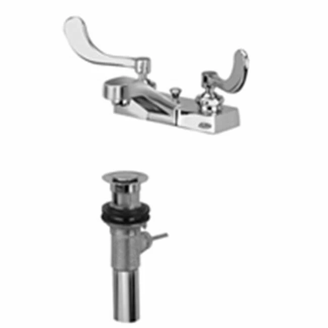 Zurn Industries Z81104-P Zurn FAUCET (NSF), 4" CENTERSET INTEGRAL SPOUT, W/O HANDLES, W/ P 3 Zurn Industries Z81104-P Zurn FAUCET (NSF), 4" CENTERSET INTEGRAL SPOUT, W/O HANDLES, W/ P