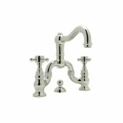 Rohl A1419XM Acqui Deck Mount Bridge Lavatory Faucet