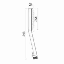 Nikles A1705QD-2.0N/US Pure 105 Mm Duo Airdrop Hand Shower In Polished Chrome -AF SUPPLY Sales Store a1705qd20nus 1