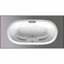 Americh BR7236TA2-WH 7236 Brisa Oval Tub Only With Airbath System Ii In White