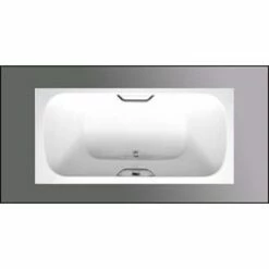 Americh MO6636L-WH 6636 Monet Luxury Rectangular Tub With Center Drain In White