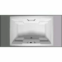 Americh QU6042TA2-WH 6042 Quantum Rectangular Tub Airbath System Ii In White