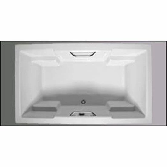 Americh QU7242PA2-WH 7242 Quantum Platinum Rectangular Tub With Center Drain With Airbath System Ii In White 3 Americh QU7242PA2-WH 7242 Quantum Platinum Rectangular Tub With Center Drain With Airbath System Ii In White