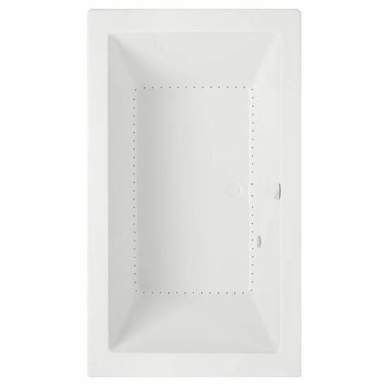 Aquatic AI21AIR7242C-WH AI21AIR7242C-AL Serenity Studio Slip Resistant Acrylic Air Bath Tub In Almond With Center Front Drain 3 Aquatic AI21AIR7242C-WH AI21AIR7242C-AL Serenity Studio Slip Resistant Acrylic Air Bath Tub In Almond With Center Front Drain