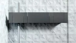 Agape ASEN0913N Sen Wall Mounted Hand-Held Shower With Flexible Hose & Levers In Black