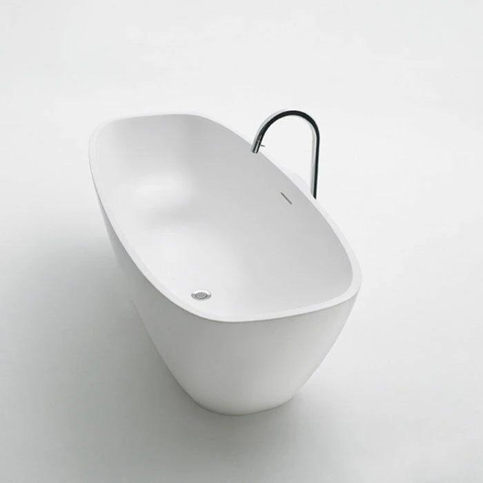 Agape AVAS0910ZZ Freestanding 67"L X 28"W X 19 7/8"H Oval Bath Tub In White 3 Agape AVAS0910ZZ Freestanding 67"L X 28"W X 19 7/8"H Oval Bath Tub In White