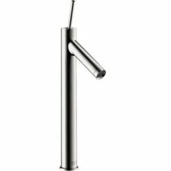 Axor 10129001 Starck Single-Hole Faucet Without Pop-Up, Tall, 1.2 GPM In Chrome