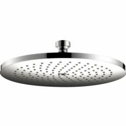 Axor 26071001 Starck 1.75 GPM Single Function Rain Shower Head With EcoRight And Quick Clean In Chrome