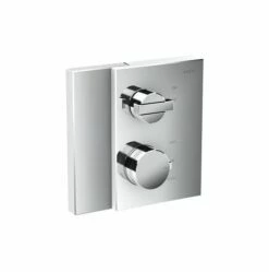 Axor 46750001 Edge Thermostatic Trim With Volume Control In Chrome