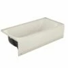 Bootz 011-3365-96 Aloha 60" X 30" Porcelain Enamel Alcove Left Hand Drain Bathtub In Biscuit -AF SUPPLY Sales Store b2205bi 1 1