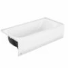 Bootz 011-3365-00 Aloha 60" X 30" Porcelain Enamel Alcove Left Hand Drain Bathtub In White -AF SUPPLY Sales Store b2205w 1 1