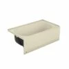 Bootz 011-3378-06 Honolulu 46.5" X 27" Porcelain Enamel Alcove Right Hand Drain Bathtub In Bone -AF SUPPLY Sales Store b2244ja 1 1