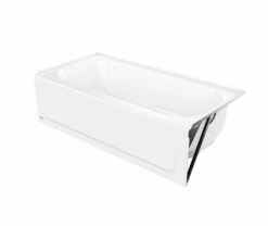 Bootz 011-3445-00 MauiCast 60" L X 30" W X 16.62" W Porcelain Enamel Alcove Left-Hand Drain Bathtub In White 8 Bootz 011-3445-00 MauiCast 60" L X 30" W X 16.62" W Porcelain Enamel Alcove Left-Hand Drain Bathtub In White -AF SUPPLY Sales Store b2345w 1