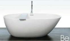 Wet Style BBE01-R-PC-COP-G Free-Standing Soaking Tub, White Finish
