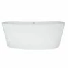 Hydro Systems BIS6431HTO-WHI Biscayne Metro Freestanding 64"L X 31"W X24"D Bathtub In White 2 Hydro Systems BIS6431HTO-WHI Biscayne Metro Freestanding 64"L X 31"W X24"D Bathtub In White -AF SUPPLY Sales Store bis6431htowh