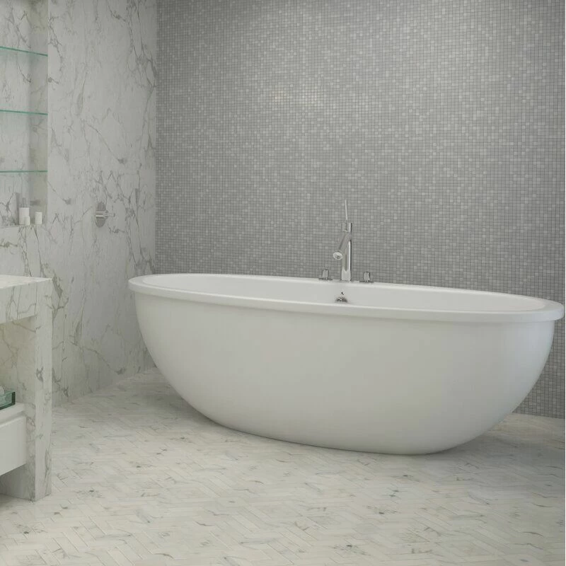 Americh BN6736T Brandon 67" X 36" Freestanding Tub Only In White 4 Americh BN6736T Brandon 67" X 36" Freestanding Tub Only In White - Image 2