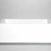 Blu Bathworks BT0102.01-01G Blu Stone Metrix 60'' L X 30'' W X 21.5'' H Freestanding Or Alcove Rectangular Tub With End Drain In White Gloss 2 Blu Bathworks BT0102.01-01G Blu Stone Metrix 60'' L X 30'' W X 21.5'' H Freestanding Or Alcove Rectangular Tub With End Drain In White Gloss -AF SUPPLY Sales Store bt01020101g 1