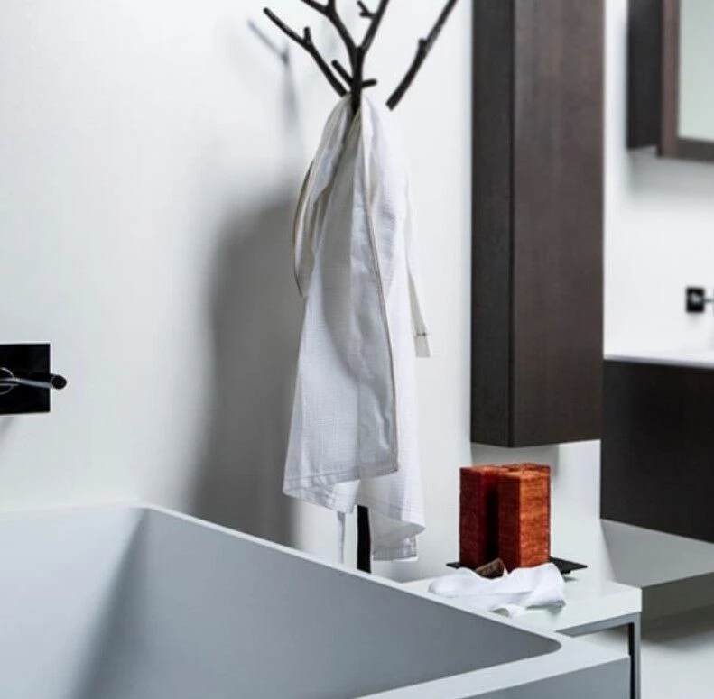 Blu Bathworks BT0102.01-01G Blu Stone Metrix 60'' L X 30'' W X 21.5'' H Freestanding Or Alcove Rectangular Tub With End Drain In White Gloss 7 Blu Bathworks BT0102.01-01G Blu Stone Metrix 60'' L X 30'' W X 21.5'' H Freestanding Or Alcove Rectangular Tub With End Drain In White Gloss - Image 5