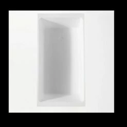 Blu Bathworks BT0102.01-01G-KS 59-1/2" L X 30" W X 21-3/4" H Freestanding Bathtub In Gloss White -AF SUPPLY Sales Store bt01020101gksa