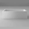 Blu Bathworks BT0114L-01M Metrix∙5 60″ L X 32″ W X 18″ H Left Hand Skirted Alcove Bathtub In White Matte -AF SUPPLY Sales Store bt0114l01m