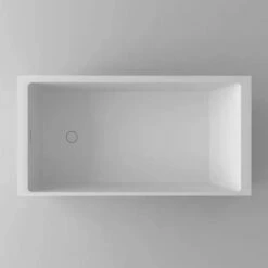 Blu Bathworks BT0114L-01M Metrix∙5 60″ L X 32″ W X 18″ H Left Hand Skirted Alcove Bathtub In White Matte -AF SUPPLY Sales Store bt0114l01ma