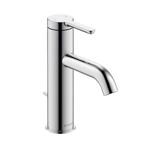 Duravit C11020001U10 C.1 Single Hole Bathroom Faucet With Pop-Up Drain Assembly, 1 GPM In Chrome 3 Duravit C11020001U10 C.1 Single Hole Bathroom Faucet With Pop-Up Drain Assembly, 1 GPM In Chrome