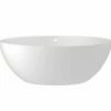 Victoria & Albert CORM-N-SM-OF Corvara 59" Freestanding Bathtub With Overflow In Matte White By Rohl -AF SUPPLY Sales Store cormnsmof
