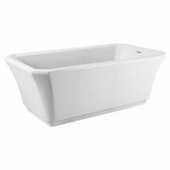 DXV D12040004.415 Belshire 24" H X 66" L X 36" W Freestanding Bathtub In Canvas White