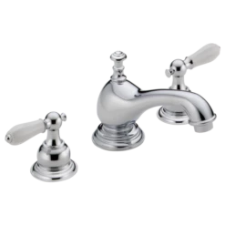 Delta 3577-LHP Widespread Bathroom Faucet In Polished Chrome (Handle Sold Separately)