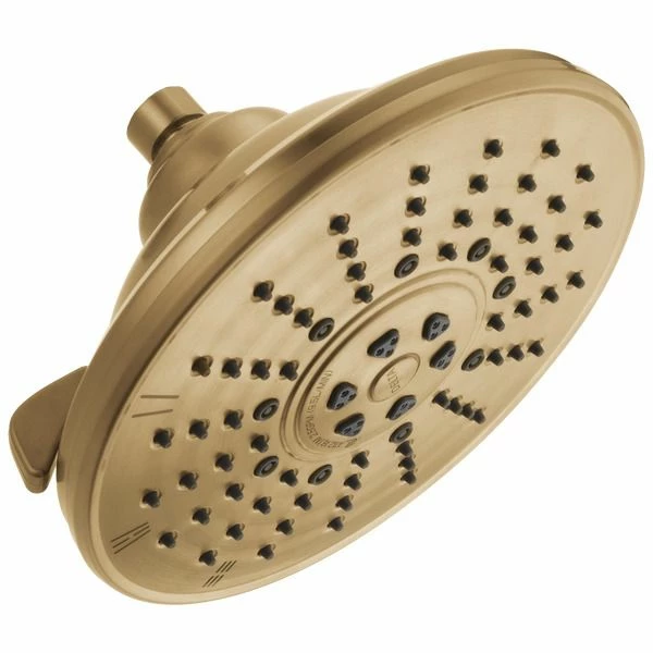Delta 52680-CZ 2.5 GPM 3-Setting Raincan Shower Head In Champagne Bronze 3 Delta 52680-CZ 2.5 GPM 3-Setting Raincan Shower Head In Champagne Bronze