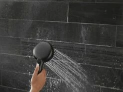 Delta 55884-BL 1.75 GPM 7-Setting Wall Mount Hand Shower With Cleaning Spray In Matte Black -AF SUPPLY Sales Store del55884bl 1 1