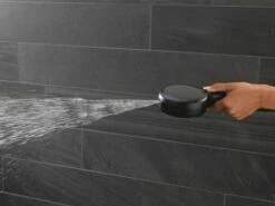 Delta 55884-BL 1.75 GPM 7-Setting Wall Mount Hand Shower With Cleaning Spray In Matte Black -AF SUPPLY Sales Store del55884bl 2