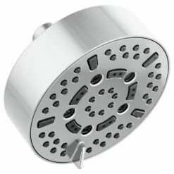 Brizo 87292-PC Essntial™ 1.75 GPM 5" D Linear Round H2Okinetic® Multi-Function Wall Mount Shower Head In Polished Chrome