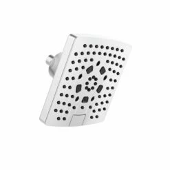 Brizo 87406-PC Essential 1.75 GPM H2Okinetic Square Multifunction Showerhead In Polished Chrome