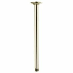 Brizo RP100470PN Essential™ 14" Ceiling Mount Shower Arm And Round Flange In Brilliance Polished Nickel
