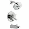 Delta T17461 Compel® 17 Series H2Okinetic® Tub And Shower Trim In Polished Chrome - Rough In Sold Separatly -AF SUPPLY Sales Store delt17461