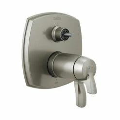 Delta T27T876-SSLHP Stryke 17 Thermostatic Integrated Diverter Trim With Three Function Diverter Less Diverter Handle In Stainless
