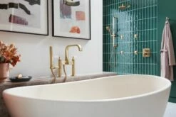 Brizo T70310-GLLHP Kintsu™ Two-Handle Tub Filler Body Assembly In Luxe Gold -AF SUPPLY Sales Store delt70310gllhp 2