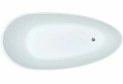 Clarke CA6834FS Free-Standing Bathtub In Matte White -AF SUPPLY Sales Store du6834ftdbismw 2