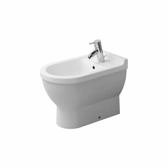 Duravit 2230100000 Starck 3 Floor Standing Bidet In White, Less Faucet 3 Duravit 2230100000 Starck 3 Floor Standing Bidet In White, Less Faucet