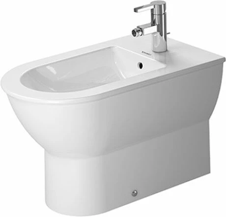 Duravit 2251100000 Darling New Bidet Floor Standing With Overflow, With Tap Platform, Fixings Included, In White 3 Duravit 2251100000 Darling New Bidet Floor Standing With Overflow, With Tap Platform, Fixings Included, In White