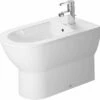Duravit 22511000001 Darling New Free Standing Elongated Horizontal Spray Bidet With Single Faucet Hole Drilling In White -AF SUPPLY Sales Store duravit 22511000001