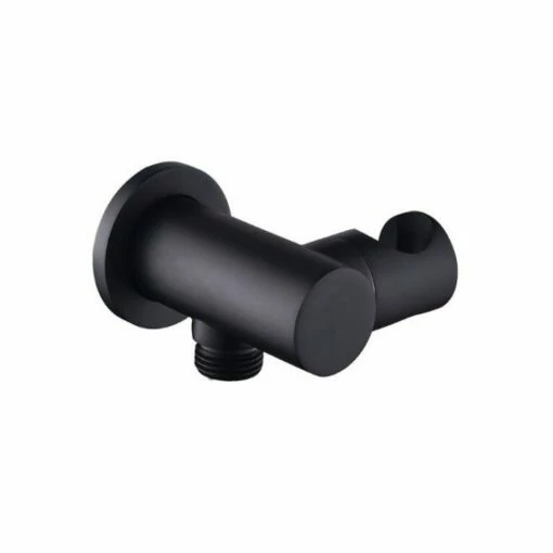 Emory And Bond EB11504BL Hand Shower Holder And Wall Outlet In Black 2 Emory And Bond EB11504BL Hand Shower Holder And Wall Outlet In Black -AF SUPPLY Sales Store eb11504bl