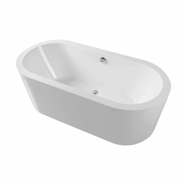 Emory And Bond EB40260 Bergen Free Standing Bath Tub 60"L X 32"W X 23"H, Acrylic, Glossy, Oval, Center Drain, 48 Gallons 3 Emory And Bond EB40260 Bergen Free Standing Bath Tub 60"L X 32"W X 23"H, Acrylic, Glossy, Oval, Center Drain, 48 Gallons