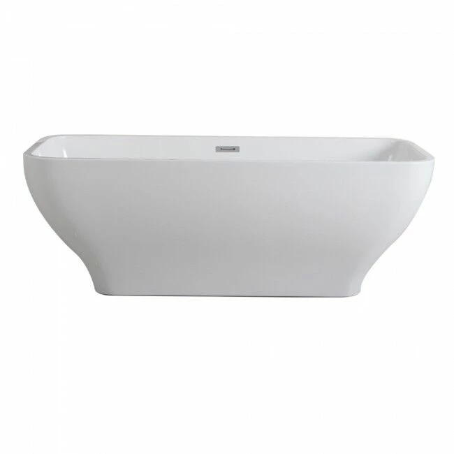 Emory And Bond EB41167 Mercer Free Standing Bath Tub 67"L X 28"W X 24"H, Acrylic, Glossy, Curved Oval, Center Drain, 71 Gallons 3 Emory And Bond EB41167 Mercer Free Standing Bath Tub 67"L X 28"W X 24"H, Acrylic, Glossy, Curved Oval, Center Drain, 71 Gallons